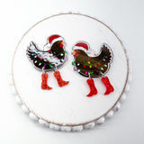 AP Acrylic Pendant CHRISTMAS CHICKENs!!! ----> CHOOSE YOUR CHICKEN!