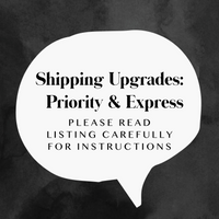 Shipping Upgrades----> Choose Priority or Express +++Read Listing Carefully+++