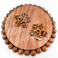 Acrylic Charms Animal Print Flower Pendant/Charm