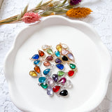Crystal Tear Drop Charms------>Choose your Color!