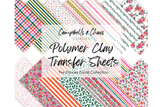 Clay Transfer Sheets---> Darcey Florals Collection